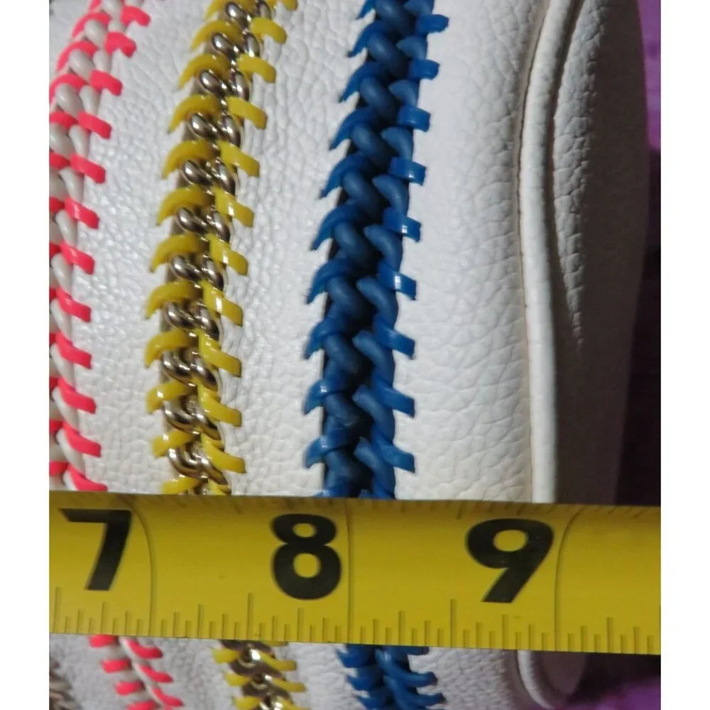 Coach 2015 Leather Chain Whiplash Whipstitch Crossbody Mini Duffle Bag 35373 - Picture 13 of 14